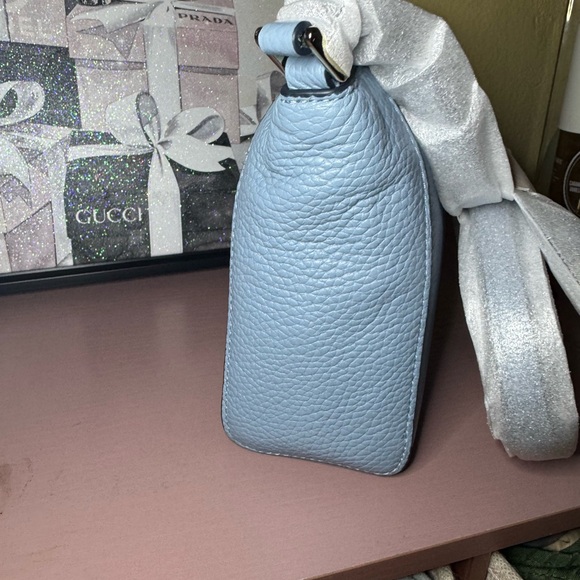 Kate Spade Powder Blue Crossbody Bag with Silver Hardware - Picture 3 of 10